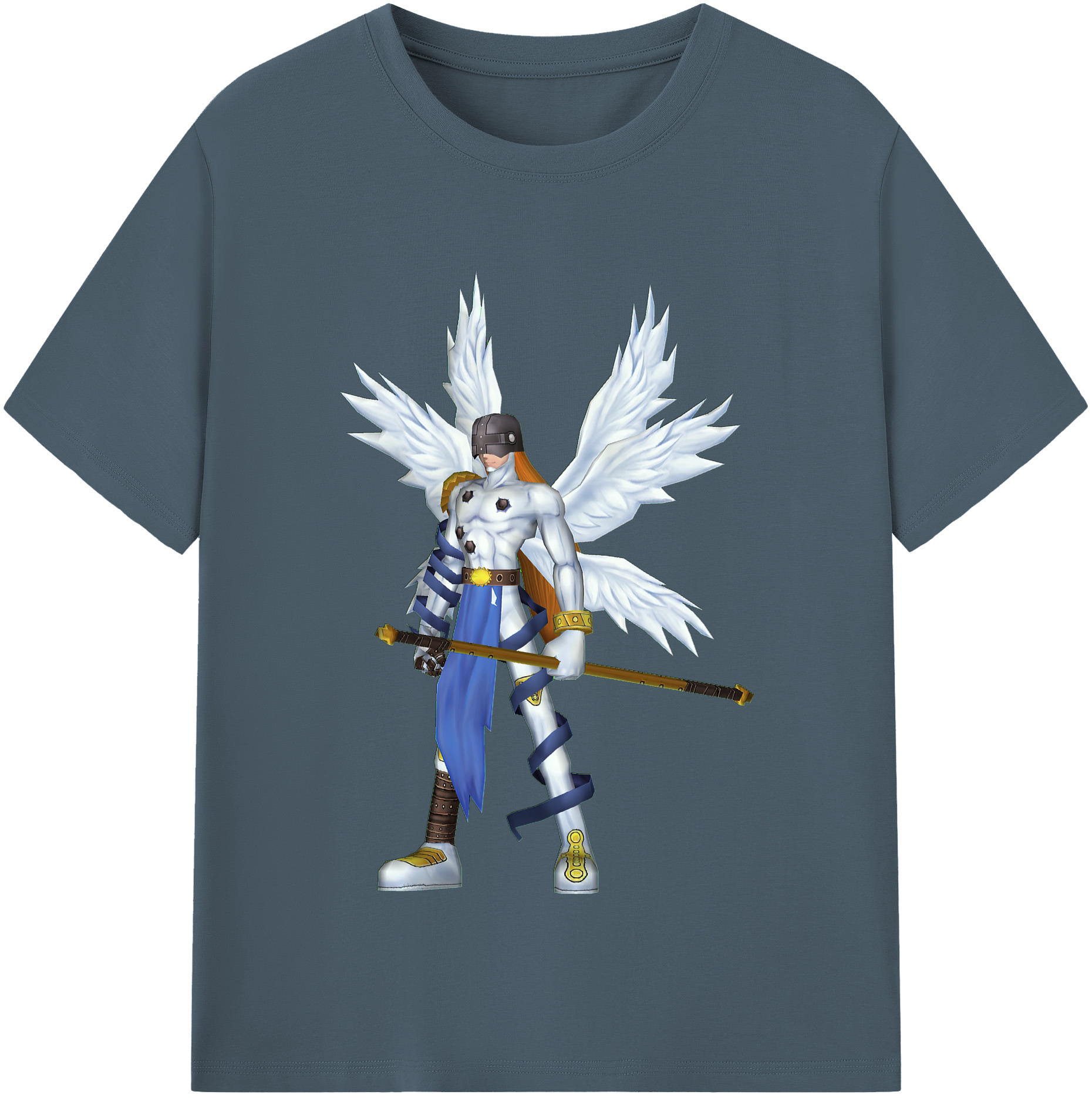 （画像用） Digimon デジタルモンスター/デジモン 綿100％半袖Tシャツ（フロントプリント）